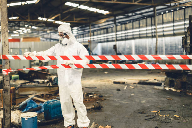 Professional Biohazard technician working in New Paris, IN